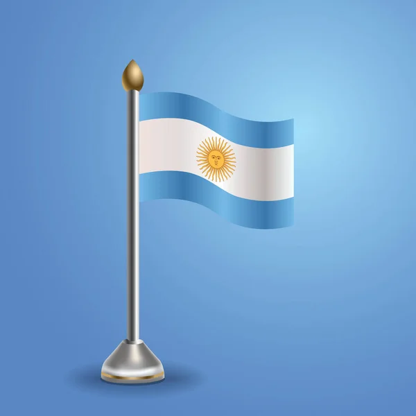 Tableau Drapeau Argentine Symbole National Illustration Vectorielle — Image vectorielle