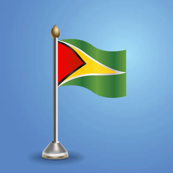 Bandeira Mesa Estadual Gunaya Símbolo Nacional Ilustração Vetorial —  Vetores de Stock