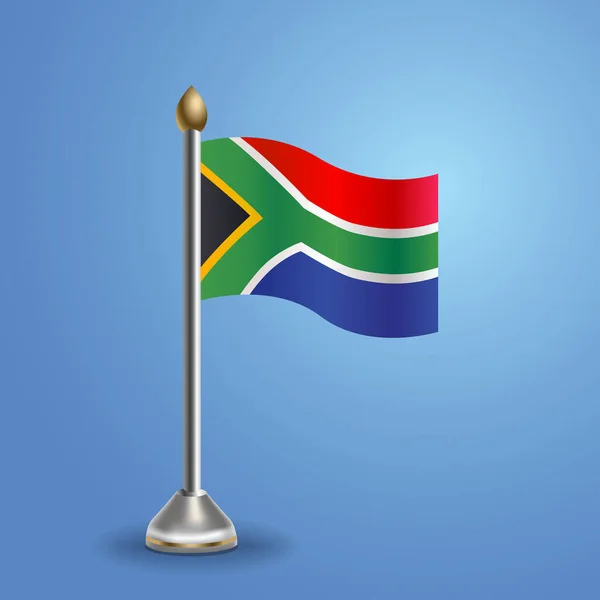 남아프리카 공화국의 국기이다 내셔널 일러스트 — 스톡 벡터