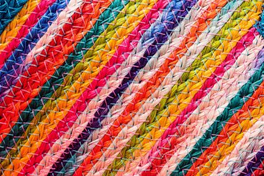 Colorful twine rope ,pattern,texture background. 