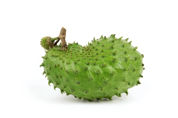 Soursop Annona Muricata Fruits Isolated White Surface — Stock Photo, Image