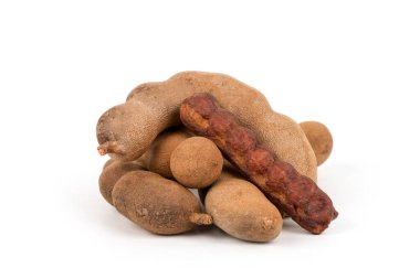 Beyaz arka plan üzerinde izole demirhindi meyve.