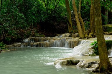 Erawan waterfall at kanchanaburi ,thailand.