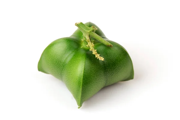 Saša Inchi Ovoce Izolované Bílém Pozadí — Stock fotografie