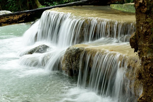 Erawan Waterfall Kanchanaburi Thailand — Stok Foto