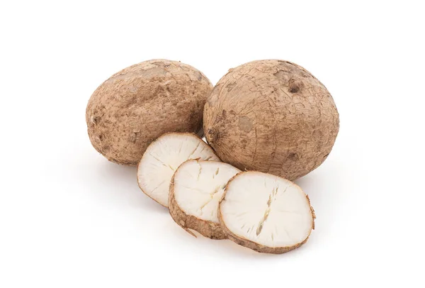 Pueraria Mirifica Oder Weiße Kwao Krua Früchte Und Scheiben Isoliert — Stockfoto