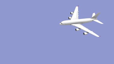 Uçak arkaplanının seyahat görüntülerini düzenlemek için arka plan. Renkli bir arka planı olan bir uçak görüntüsü. Reklamcılık için kullanılıyor. Reklamları, uçuşu, ön planı düzenleyin.