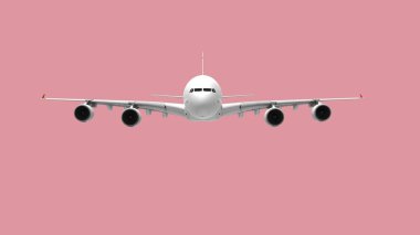 Uçak arkaplanının seyahat görüntülerini düzenlemek için arka plan. Renkli bir arka planı olan bir uçak görüntüsü. Reklamcılık için kullanılıyor. Reklamları, uçuşu, ön planı düzenleyin.