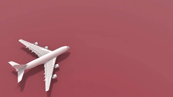 Hintergrund Zur Bearbeitung Des Reisebildes Des Flugzeughintergrundes Das Bild Eines — Stockfoto