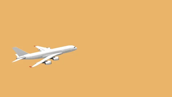 Tło Edycji Obrazu Podróży Tle Samolotu Obraz Lotu Samolotem Kolorowym — Zdjęcie stockowe