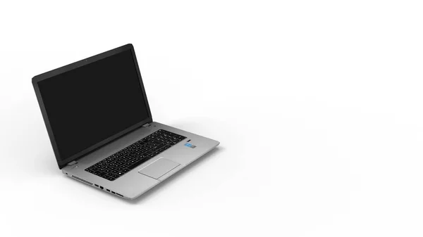 Laptop Computer Achtergrond Voor Het Bedrijfsleven Voor Het Bewerken Van — Stockfoto
