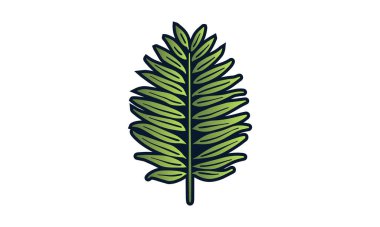 Yaprak çizimi, vektör, el çizimi, ışık arkaplan üzerinde izole.