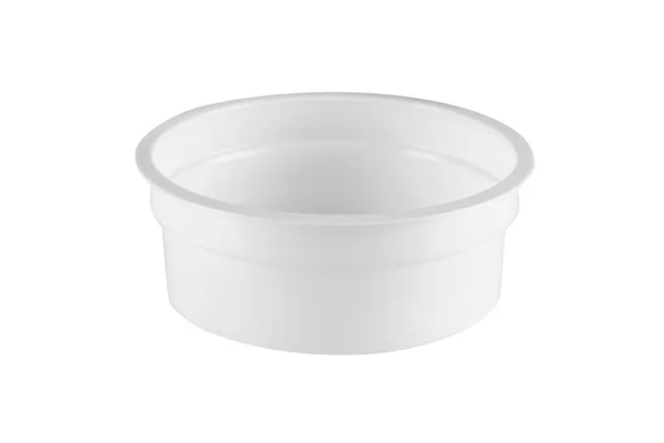 White Food Container White Background — Stock Photo, Image