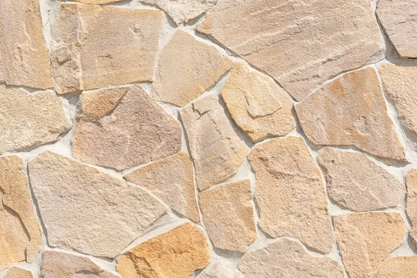 Duvar Doğal Taştan Levhalarla Kaplı — Stok fotoğraf