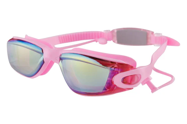 Gafas Baño Color Rosa Con Gafas Espejo Tapones Para Los —  Fotos de Stock