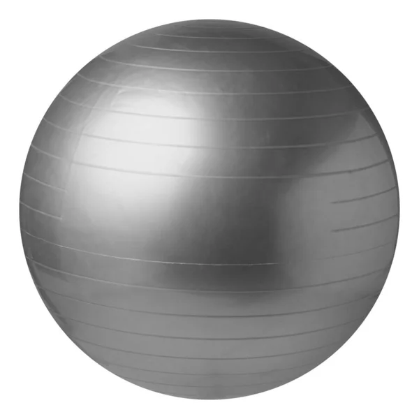 Grote Bal Voor Fitness Detail Geïsoleerd Wit — Stockfoto