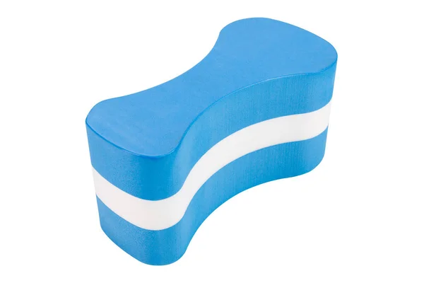 Blue Float Aqua Aerobics Swimming White Background — Stock Photo, Image