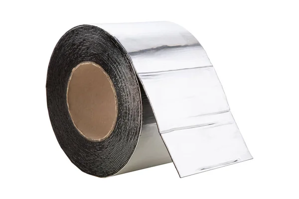 Roll Wide Mounting Metallized Tape Sealing Joints Roofs Resin Rubber — Φωτογραφία Αρχείου