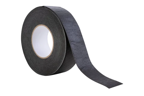 Roll Black Adhesive Tape Hermetic Joints Roofing Materials Mounting Roof — Φωτογραφία Αρχείου
