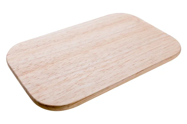 Cutting Board Made Bamboo Medium Size White Background — 스톡 사진