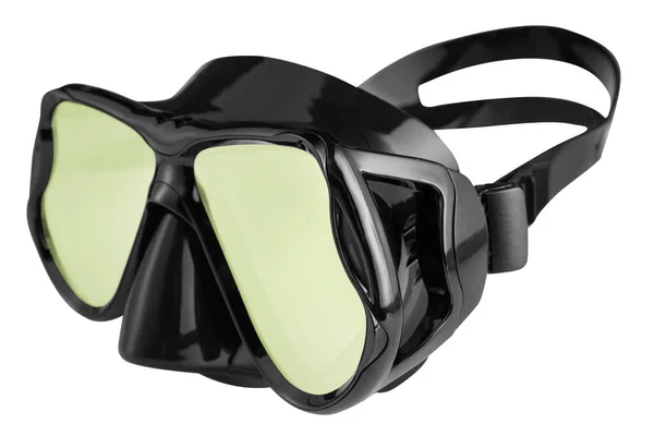 Zwart Masker Voor Speervissen Mee Zwemmen Met Een Zwarte Siliconen — Stockfoto