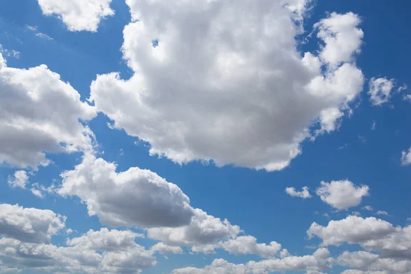 Cahaya Lembut Awan Langit Biru Latar Belakang Alam — Stok Foto