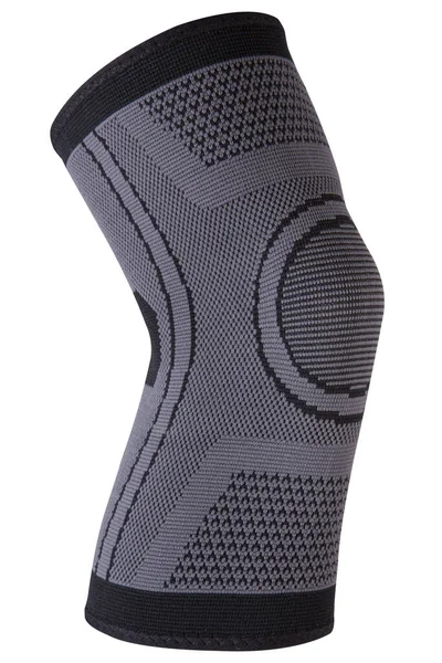 voluminous sports knee brace to support the knee joint, on a white background, isolate