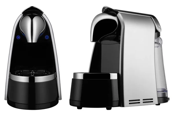 Cafetera Eléctrica Con Hermoso Diseño Moderno Dos Proyecciones Para Hacer — Foto de Stock