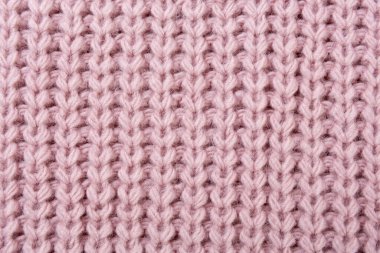 Pembe örülmüş kumaş, kabaca örülmüş, desenli arka plan, düz yatış