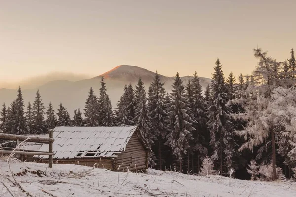 高タトラ山脈の美しい冬の景色と観光客 スキーヤー 素晴らしい自然状態 — ストック写真