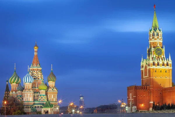 Katedra Bazylei Świcie Moskwa Rosja — Zdjęcie stockowe
