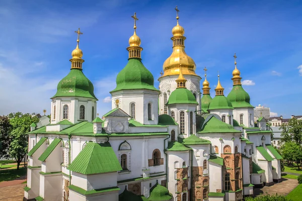 Sopra Cattedrale Sophia Kiev Santuario Unesco Nella Giornata Sole Ucraina — Foto Stock