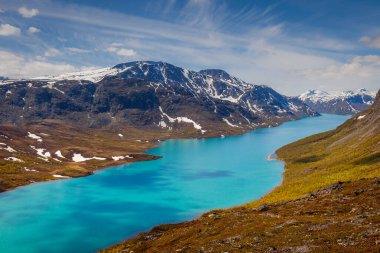 Besseggen ridge above Lake Gjende in Jotunheimen, Norway, Northern Europe