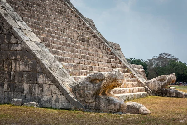 Chichen Itza Kukulcan Pyramid Old Ruin Ancient Mayan Civilization Yucatan — 图库照片