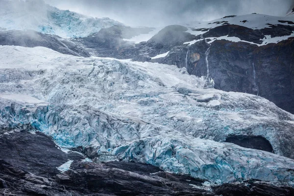 Рука Бриксдалсбрина Ледника Йостедальсбрин Западной Норвегии Скандинавия — стоковое фото
