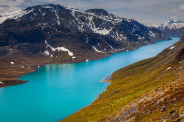 Besseggen ridge above Lake Gjende in Jotunheimen, Norway, Northern Europe