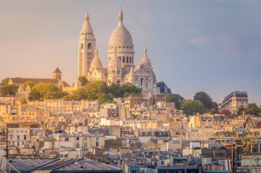Montmartre, Paris, Fransa üzerinde Sacre coeur bazilikası