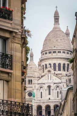 Montmartre, Paris, Fransa üzerinde Sacre coeur bazilikası