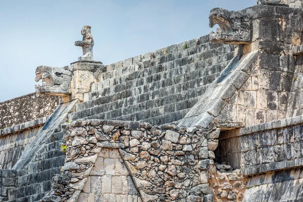 Chichen Itza Kukulcan Pyramid Old Ruin Ancient Mayan Civilization Yucatan — 图库照片