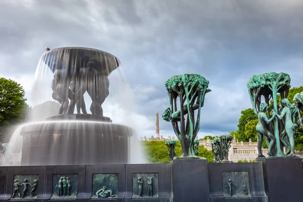 Frogner Public Park Vigeland Statues Oslo Norway Scandinavia — Stockfoto