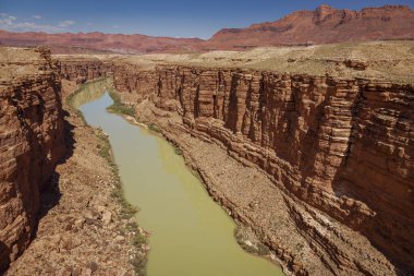 Colorado Nehri ve Glen Kanyonu Canyonlands Ulusal Parkı, Moab, Utah, ABD
