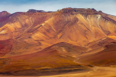Atacama desert, volcanic arid landscape in Northern Chile, border with Bolivia, South America