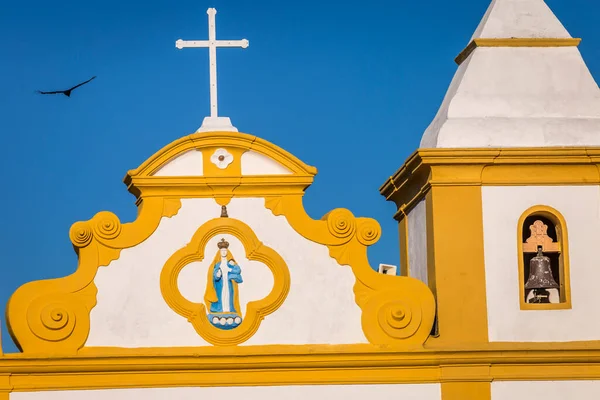 Igreja Nossa Senhora Localizada Arraial Dajuda Porto Seguro Nordeste Brasil — Fotografia de Stock