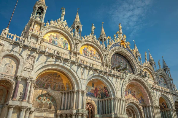 Basílica San Marcos Católica Nuevo Detalle Mural Bíblico Venecia Italia —  Fotos de Stock