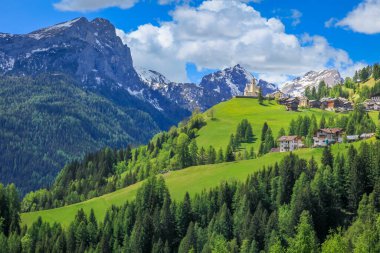 Colle Santa Lucia, Giau Dağı Geçidi ve Cortina D Ampezzo, Dolomite Alpleri, İtalya