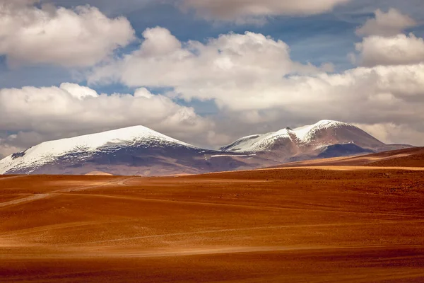 Atacama Desert Volcanic Arid Landscape Northern Chile Border Bolivia South — ストック写真