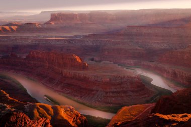 Ölü At Ulusal Parkı 'ndan Colorado Nehri, Utah, ABD