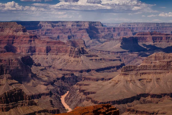 Grand Canyon South Rim Colorado River Sunny Day Arizona United — Stock Photo, Image