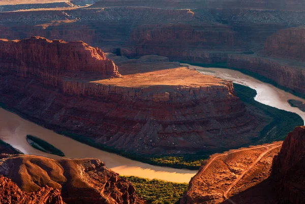 Colorado River Ded Horse National Park Viewpoint Utah Spojené Státy — Stock fotografie