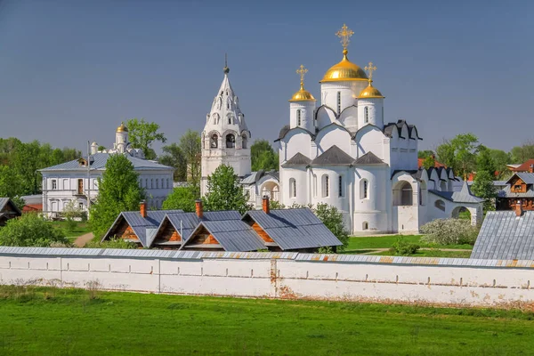 Pokrovsky Monastery Golden Sunrise Suzdal Golden Ring Russia — 스톡 사진